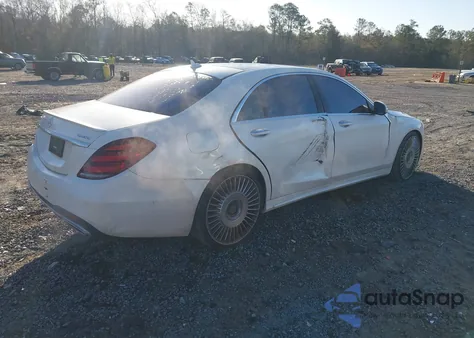 2018 Mercedes-Benz S 560 4Matic из США, поврежденный, VIN WDDUG8GB6JA382619